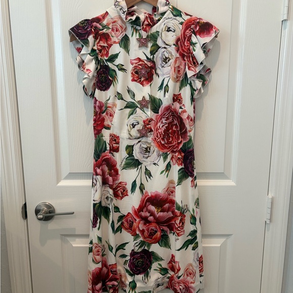 Dolce & Gabbana Dresses & Skirts - Dolce & Gabbana Multicolor Floral Mini Dress